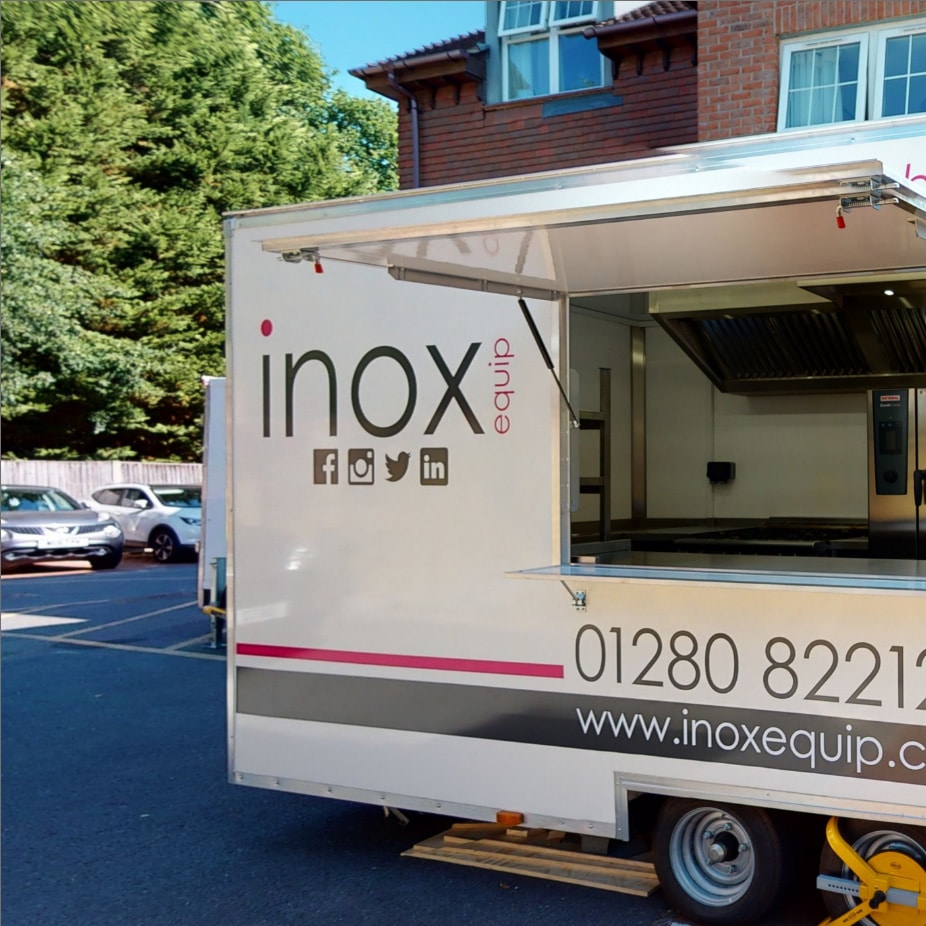 temporary commercial kitchen from INOX